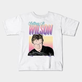 Tony Wilson 80s Styled Aesthetic Tribute Design Kids T-Shirt